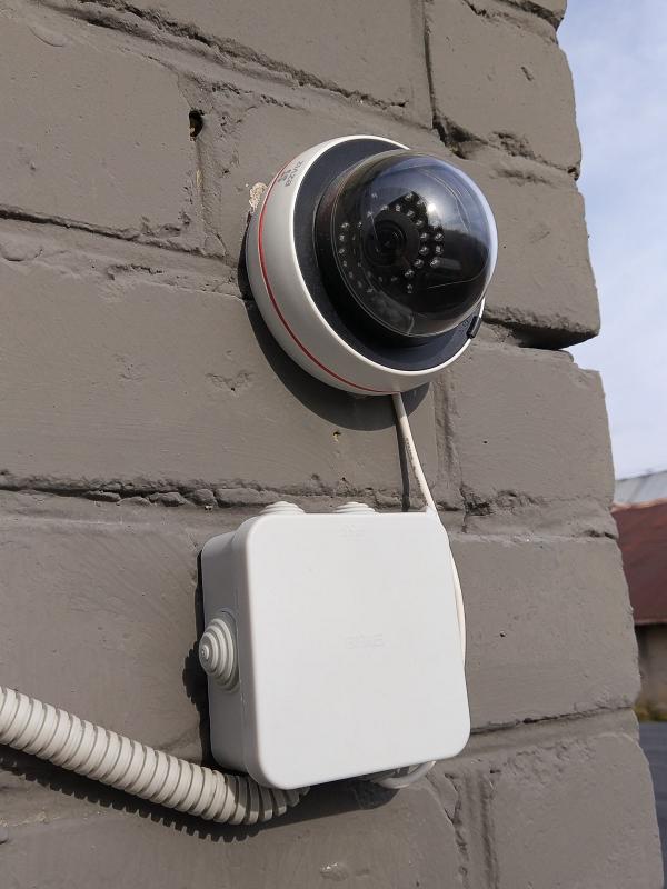 Монтаж системы видеонаблюдения в автосервисе car-точка